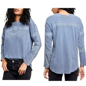 NEW Free People Boy Meets Girl Top in Pacific Coast Size XS
